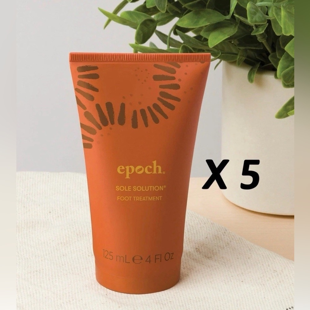 5 packs - Epoch Sole Solution Foot treatment “ NEW Packaging “
